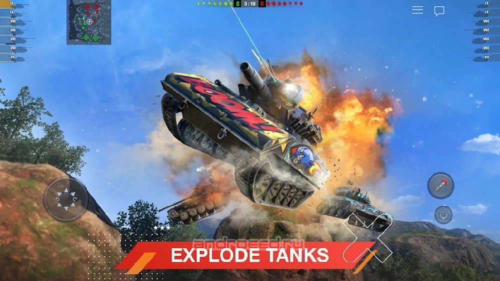 World of Tanks Blitz PVP битвы