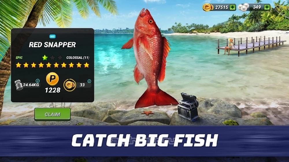 Fishing Clash: реальный рыбалки игра. 3D симулятор [Мод]