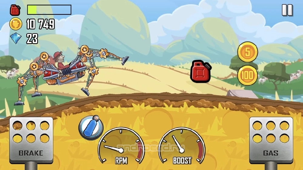 Hill Climb Racing [Много денег]