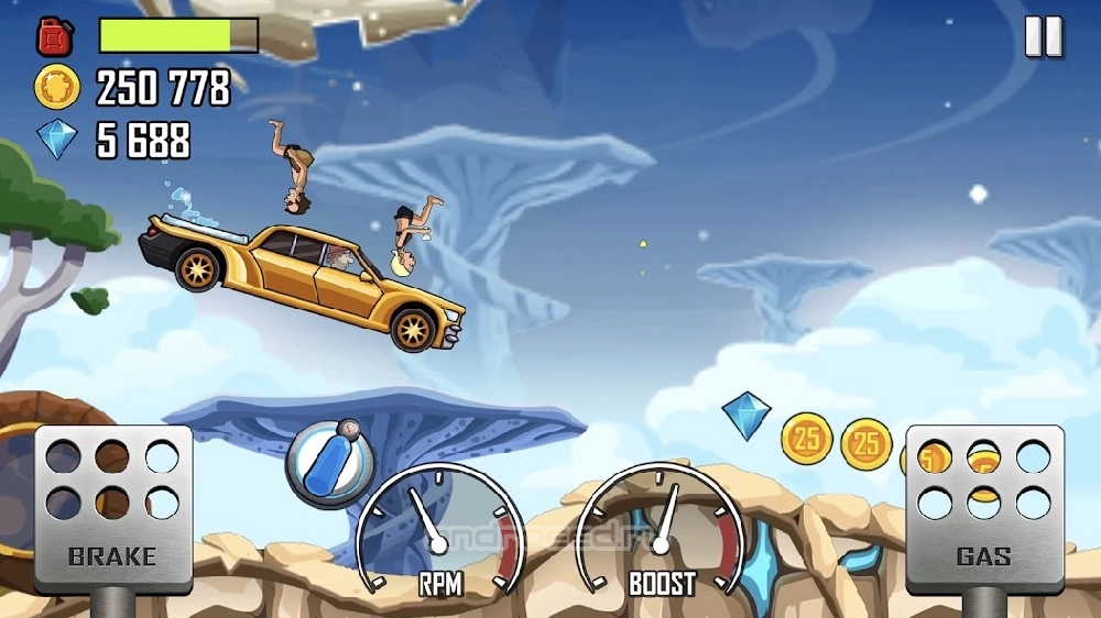 Hill Climb Racing [Много денег]